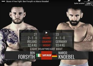 Brave 4 Free Fight 2017 Marco Knöbel vs Ben Forsyth